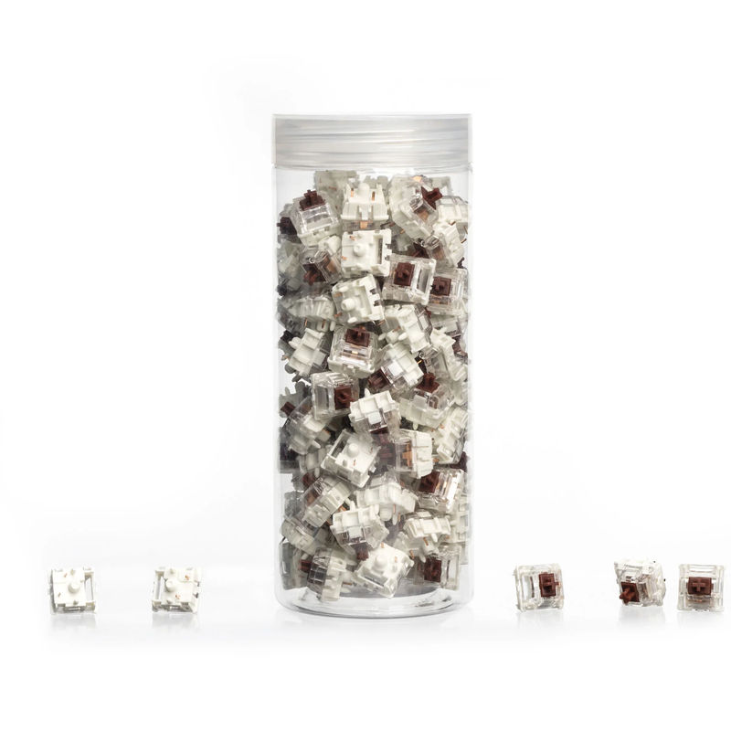 Gateron Jupiter Switch Set - Option:Brown - Quantity of one set:110 Switches - Switch Pin:5 Pin