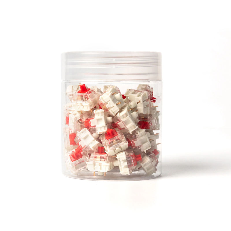 Gateron Jupiter Switch Set - Option:Red - Quantity of one set:45 Switches - Switch Pin:3 Pin