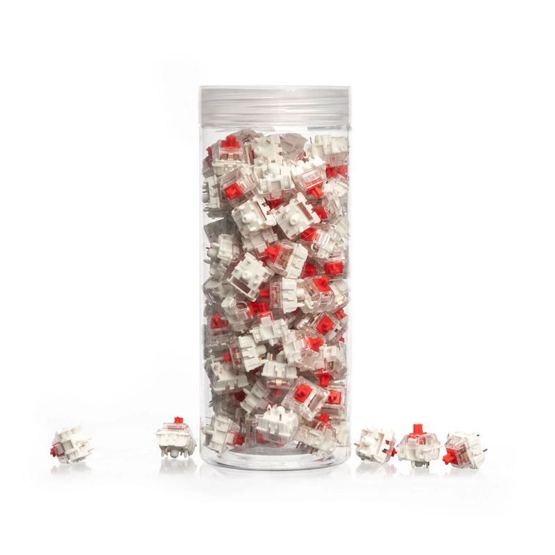 Gateron Jupiter Switch Set - Option:Red - Quantity of one set:110 Switches - Switch Pin:5 Pin