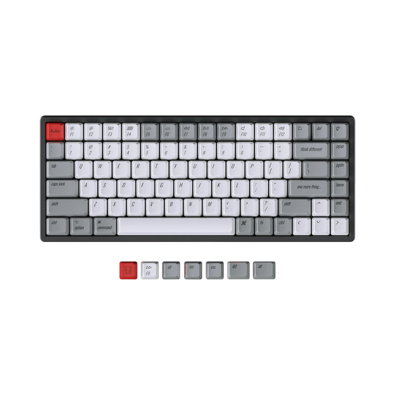 Keychron OEM Profile PBT Retro Keycap Set - Version:OEM Keycap Set - Keyboard Version:Q1 / Q1 Pro / V1 / K2 / K2 Pro