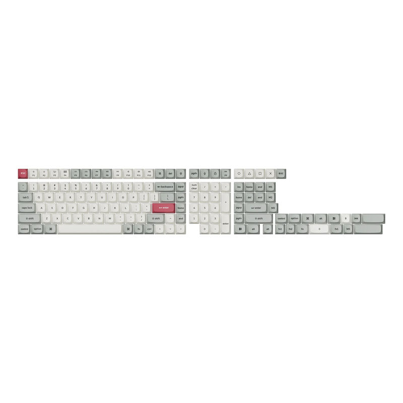 Double Shot PBT OSA Full Set Keycap Set - Version:Full Set (141 keys) - Colorways:Retro