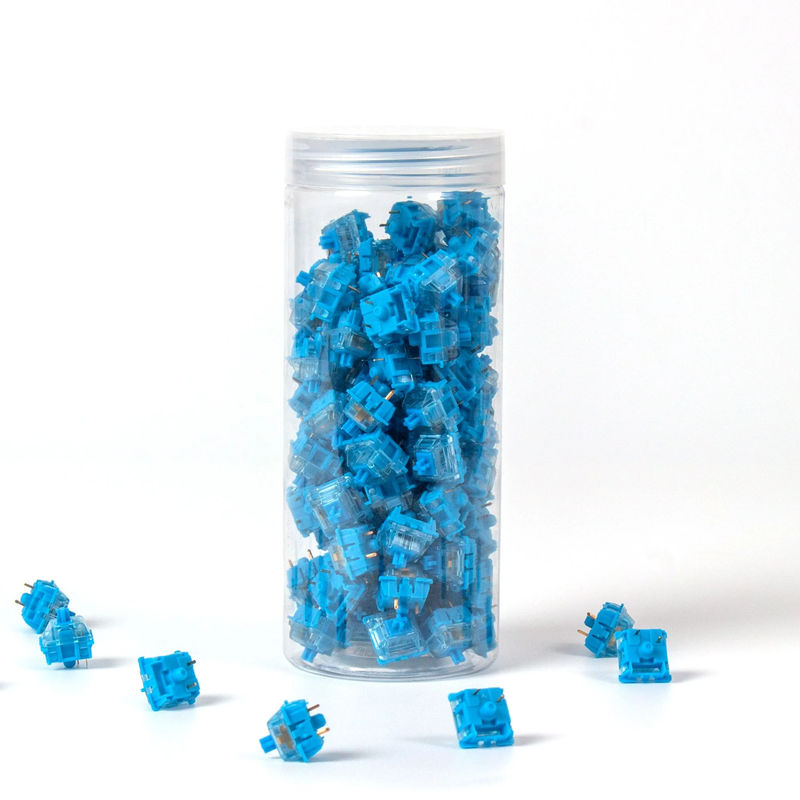 Gateron Phantom Switch - Option:Phantom Blue - Quantity of one set:110 Switches