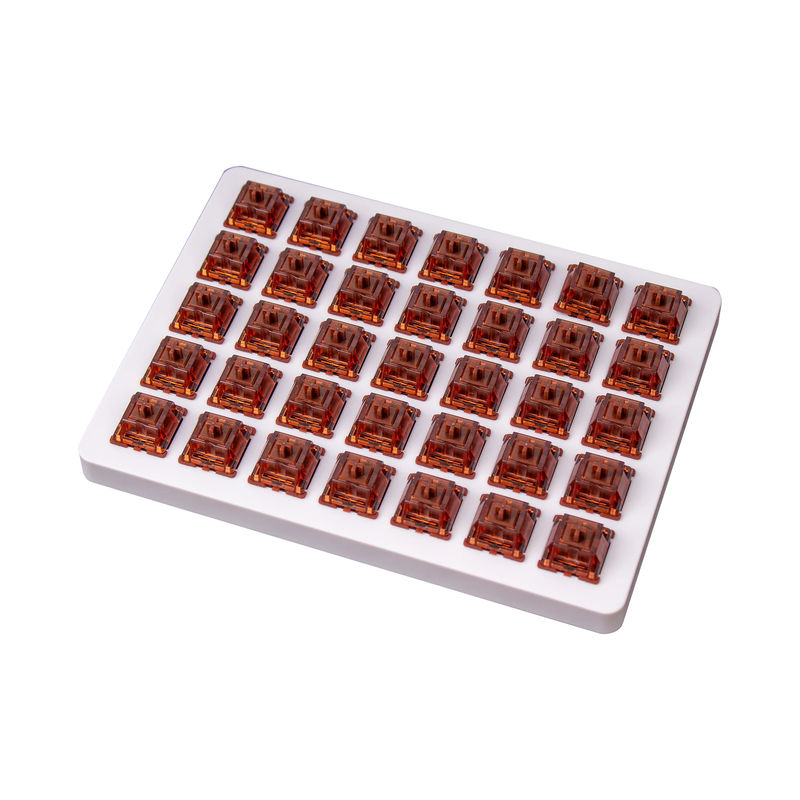 Gateron Phantom Switch - Option:Phantom Brown - Quantity of one set:35 Switches