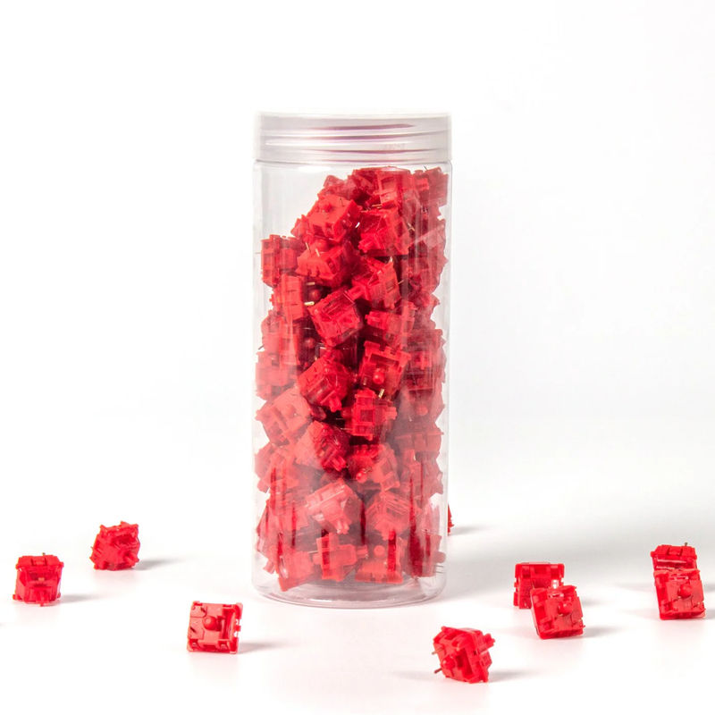 Gateron Phantom Switch - Option:Phantom Red - Quantity of one set:110 Switches