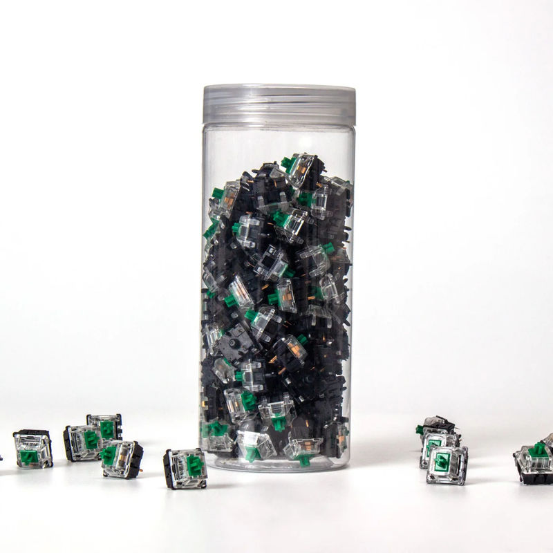 Gateron KS-8 Mechanical Switch - Option:Green - Quantity of one set:110 Switches