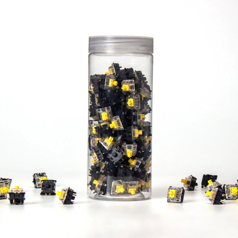 Gateron KS-8 Mechanical Switch - Option:Yellow - Quantity of one set:110 Switches