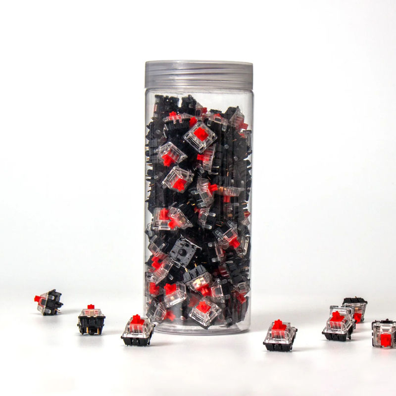 Gateron KS-8 Mechanical Switch - Option:Red - Quantity of one set:110 Switches