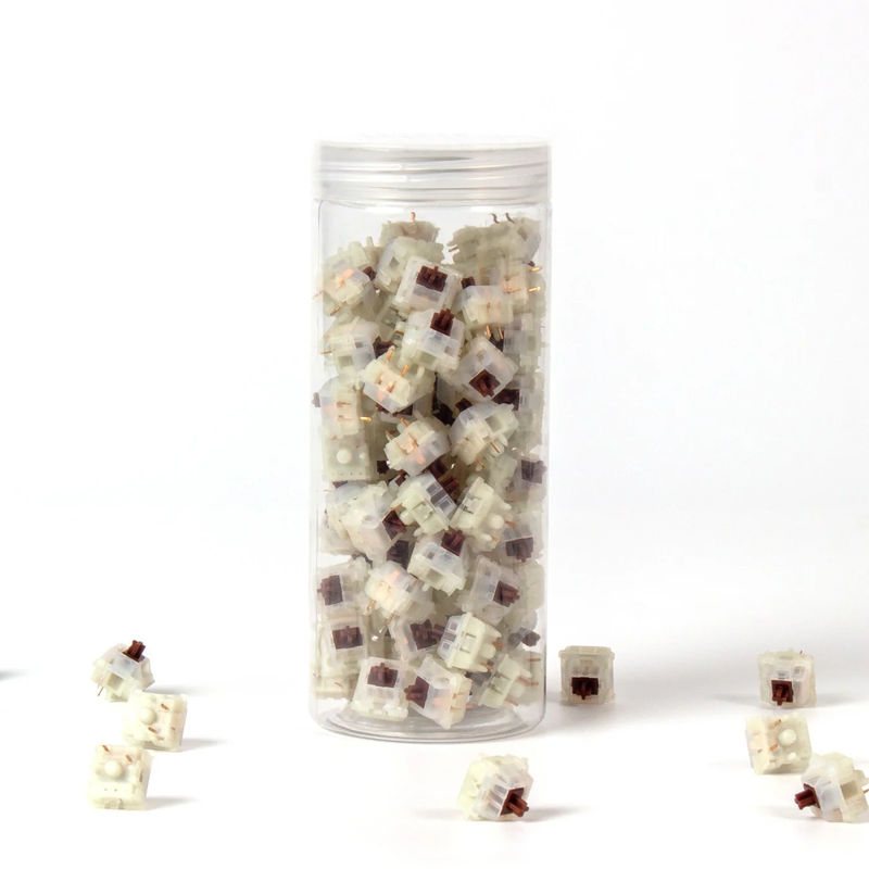 Gateron KS-3X1 Milky Switch - Option:Brown - Quantity of one set:110 Switches