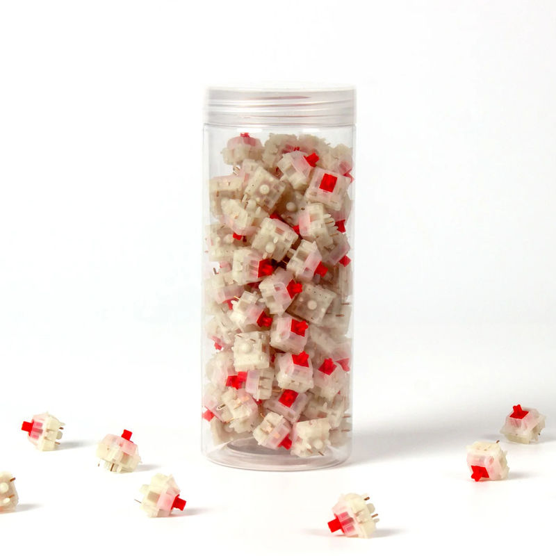 Gateron KS-3X1 Milky Switch - Option:Red - Quantity of one set:110 Switches