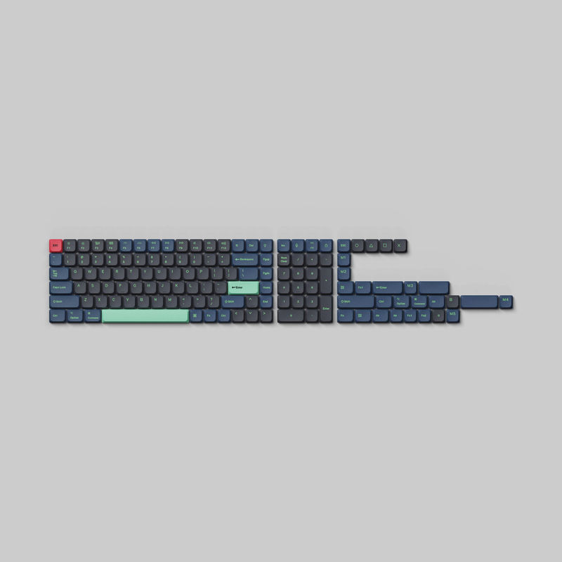 Low Profile Dye-Sub PBT LSA Full Set Keycap Set - Version:Full set - Colorways:Hacker