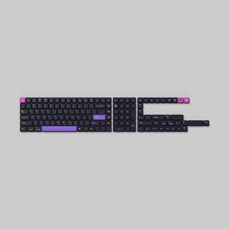 Low Profile Dye-Sub PBT LSA Full Set Keycap Set - Version:Full set - Colorways:Developer