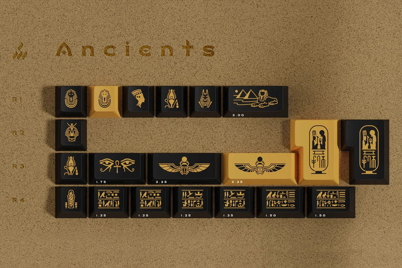 GMK Pharaoh Keycap Set - Kit:Novelties
