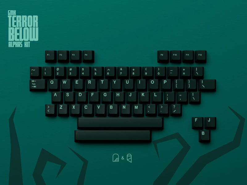 GMK Terror Below Keycap Set - Kit:Alpha