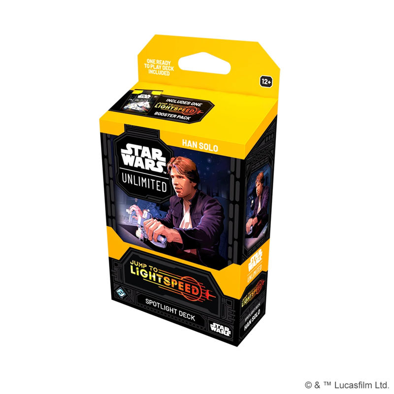 Star Wars Unlimited Jump to Lightspeed Spotlight Deck Han Solo