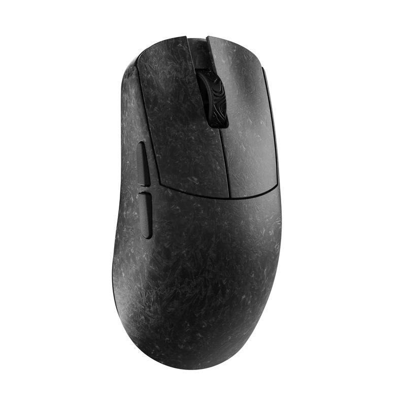 MK x WLMOUSE Ying Forged Carbon Fiber Wireless 8K Mouse - Color:Black - Switch Type:Omron Optical