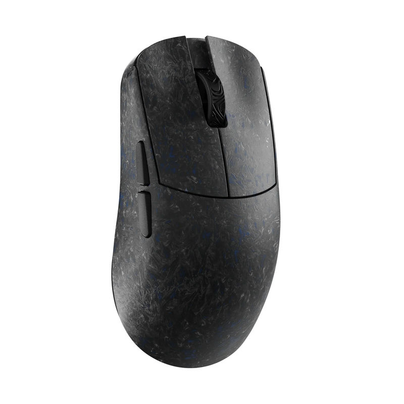 MK x WLMOUSE Ying Forged Carbon Fiber Wireless 8K Mouse - Color:Blue - Switch Type:Omron Optical