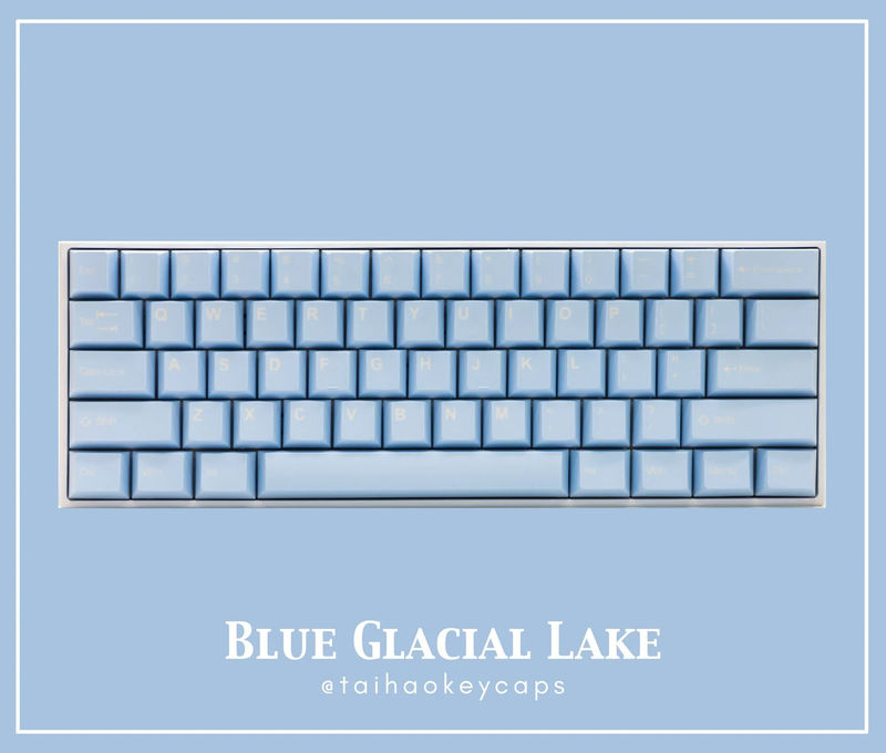 Tai-Hao Glacial Lake 150 Key Cubic Double Shot ABS Keycap Set