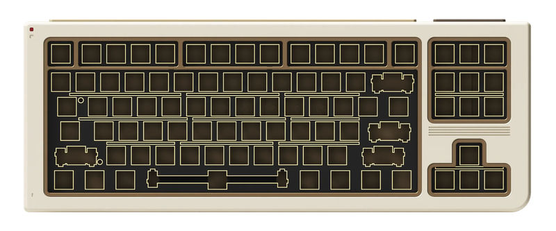 80Retros Game 1989 Aluminum TKL Hotswap DIY Keyboard Kit