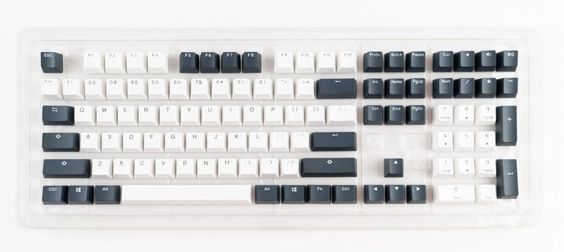 Ducky Tuxedo 108 Key OEM Profile PBT Double Shot Keycap Set