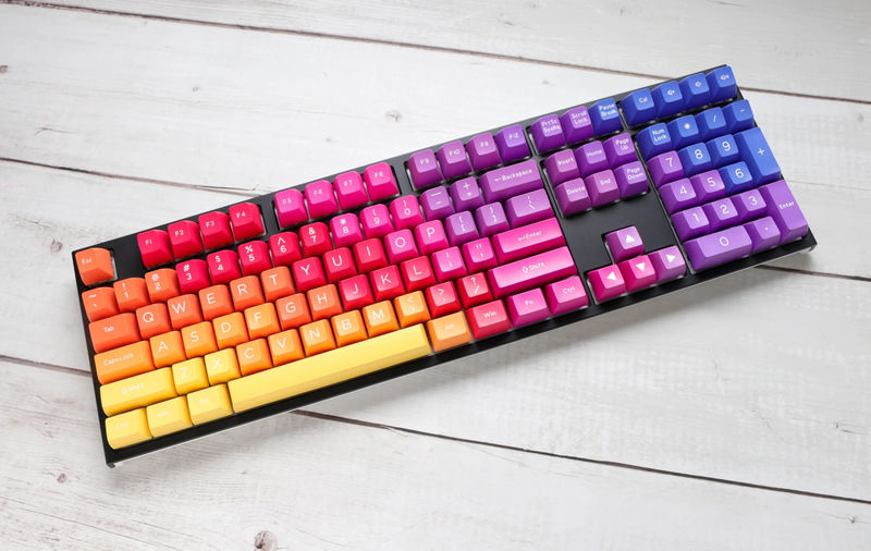 Hardcap x Ducky Afterglow 108 Key SA Profile Double Shot ABS Keycap Set