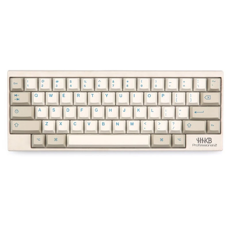 KBDFans Blue / White HHKB 60 Key OEM Profile Dye Sub PBT Topre Keycap Set