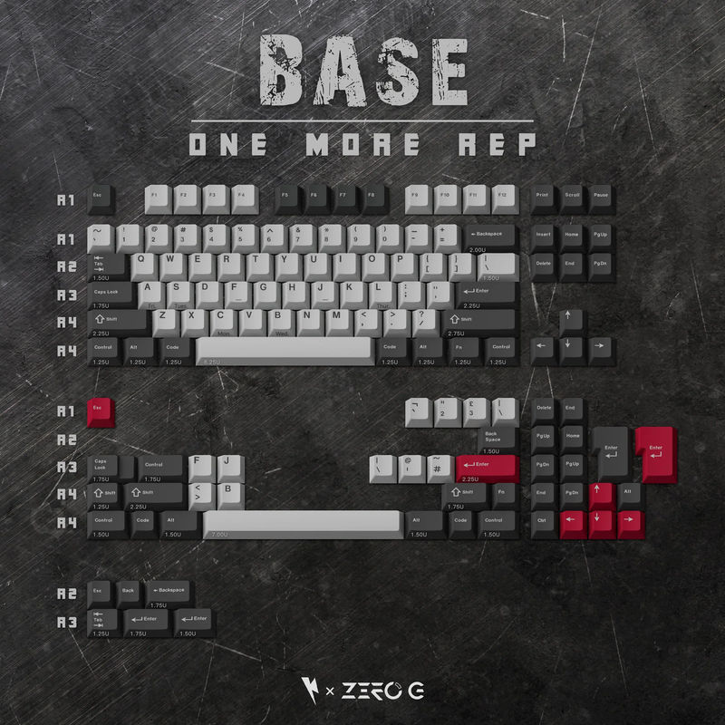 Key Kobo One More Rep Keycap Set - Kit:Base