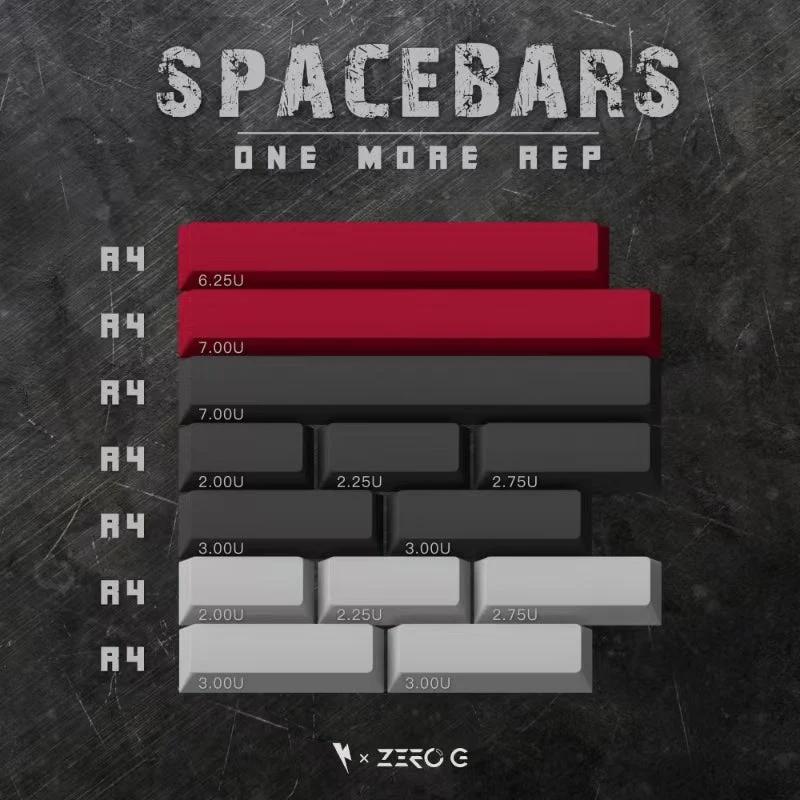 Key Kobo One More Rep Keycap Set - Kit:Spacebar