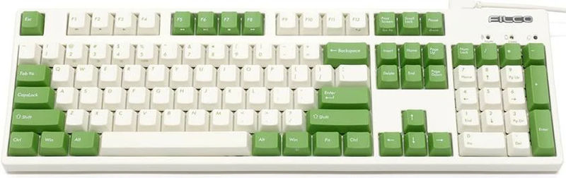 Filco Majestouch Convertible 3X Wireless Keyboard - Switch:Cherry MX Brown - Color:Green