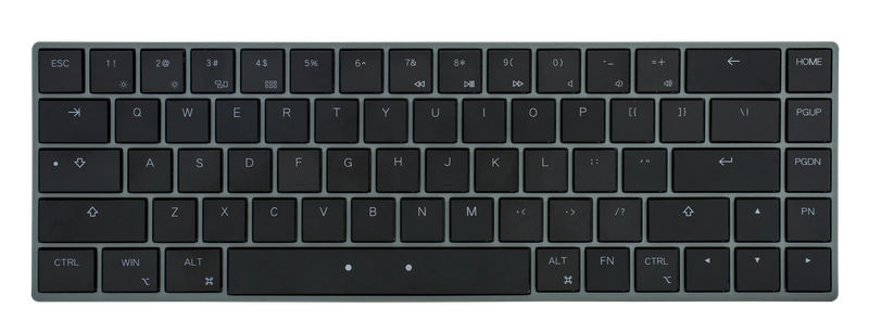 Mistel Air One 65% RGB Ultra Low Profile Mechanical Keyboard - Color:Grey - Switch:Cherry MX Ultra Low Profile Clicky