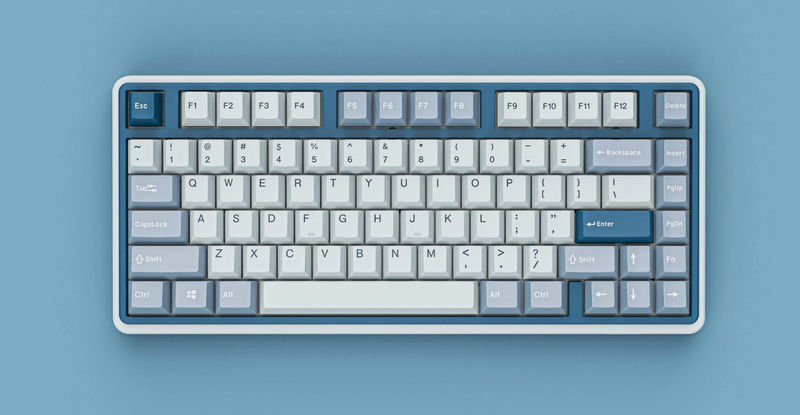 Varmilo Minilo VXT81 Bluebell 75% Hotswap Triple Mode RGB Mechanical Keyboard
