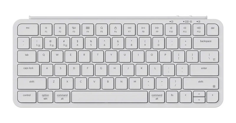 Keychron B1 Pro 75% Wireless Low Profile Win + Mac Mechanical Keyboard - Color:Ivory White
