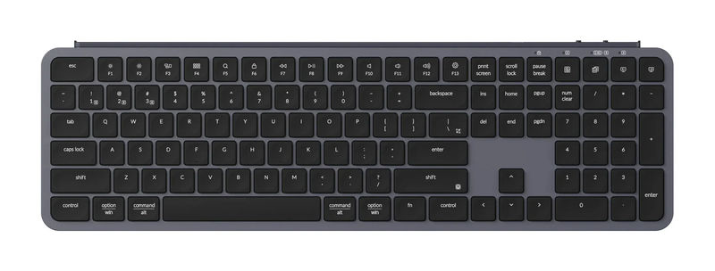 Keychron B6 Pro Bluetooth + 2.4GHz. Low Profile Win + Mac Mechanical Keyboard - Color:Blossom Pink