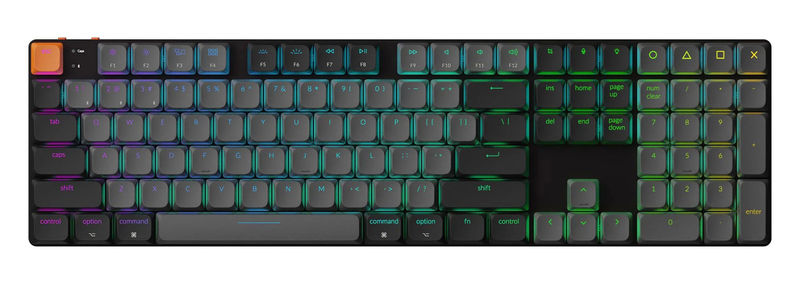 Keychron K5 QMK V2 Hotswap RGB Keyboard - Switch:Keychron Low Profile Banana 2.0