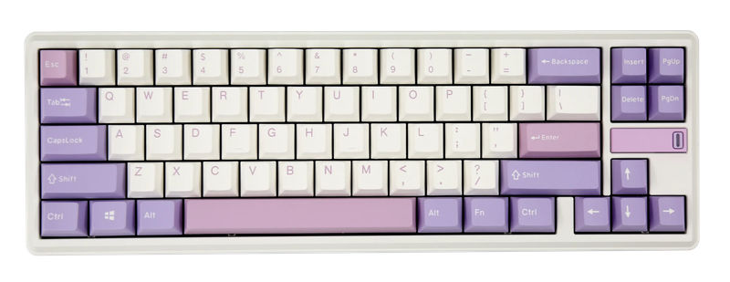 Varmilo Sword68 Lilac Aluminum 65% Hotswap Wireless RGB Mechanical Keyboard