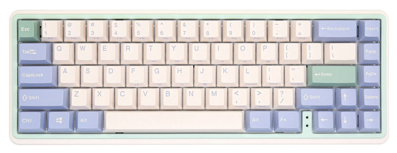 Varmilo Minilo VXT67 Eucalyptus 65% Hotswap Wireless RGB Mechanical Keyboard - Switch:Cherry MX Blue
