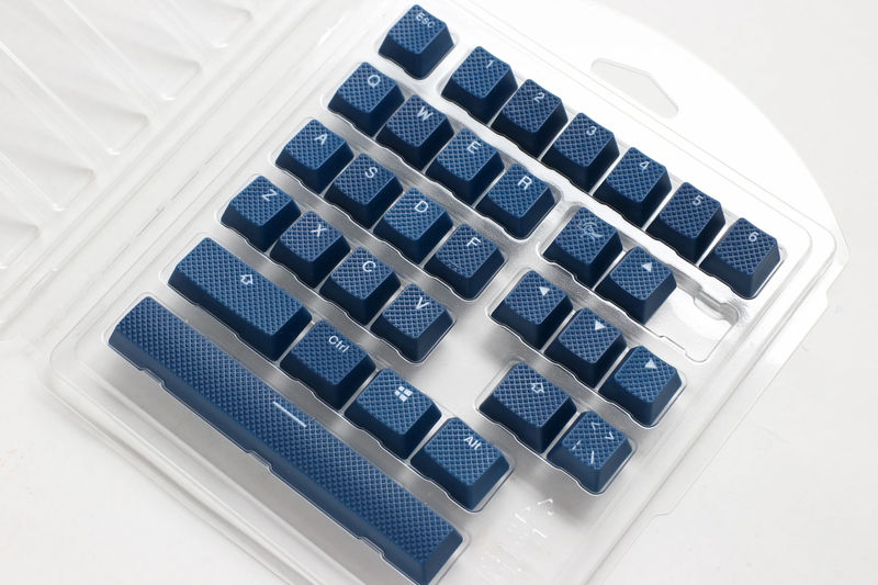 Ducky Navy Backlit 31 Key OEM Profile Double Shot ABS Rubber Keycap Set