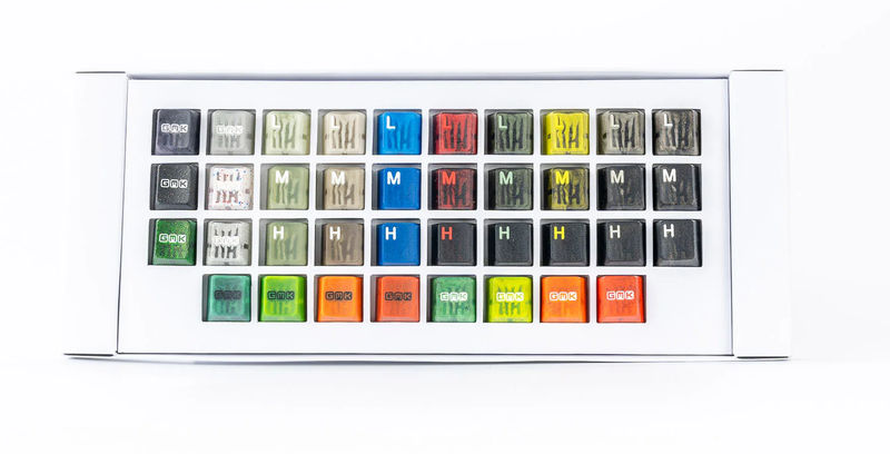 GMK Color Sample Keycap Kits - Series:Special Effects 2