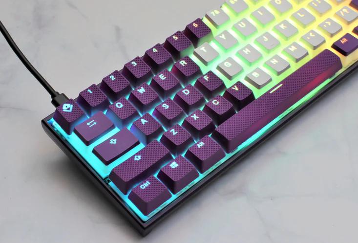 Ducky x MK Creator Purple Backlit 32 Key OEM Profile Double Shot ABS Rubber Keycap Set