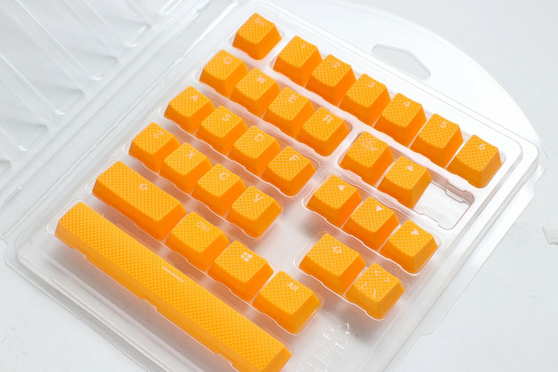 Ducky Yellow Backlit 31 Key OEM Profile Double Shot ABS Rubber Keycap Set