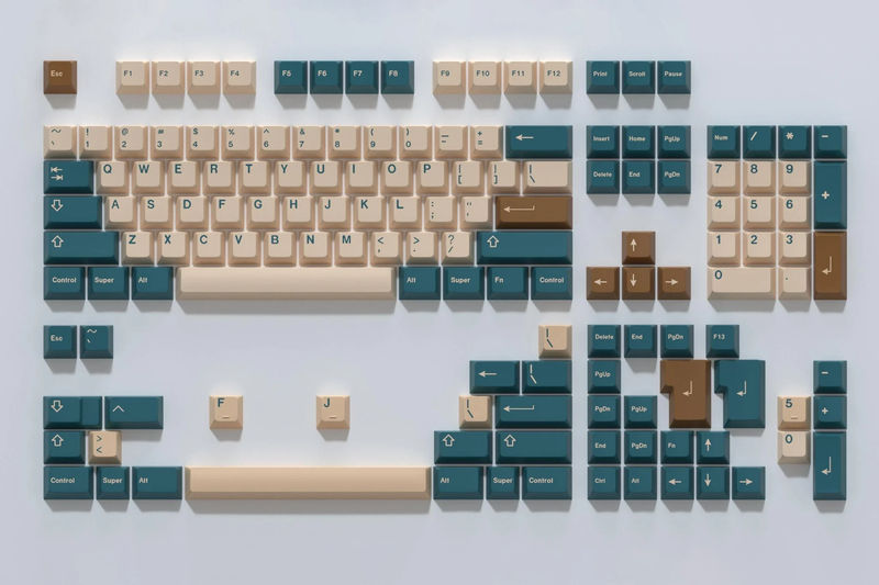 GMK Earth Tones Keycap Set - Kit:Base