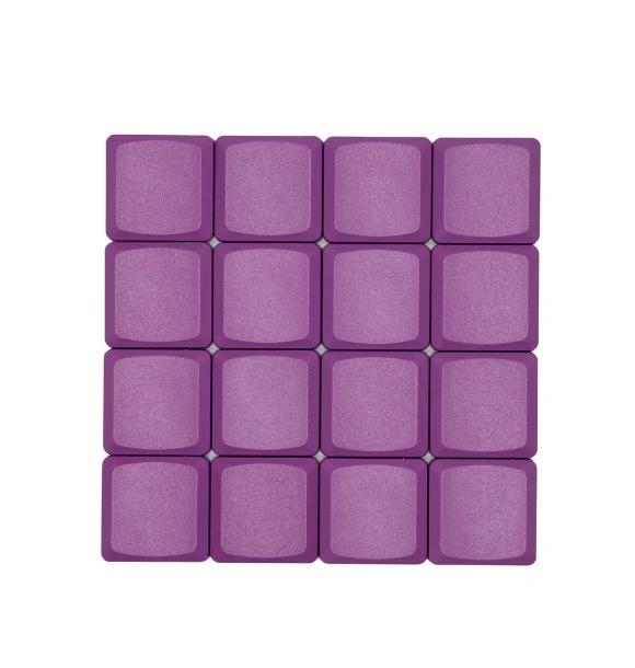 Tai-Hao Purple THT Blank 18 Key ABS Low Profile Keycap Set - Stem Type:Choc