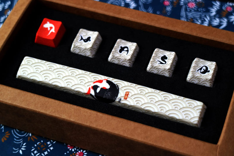 Traitors Sakasama Bright 6 Key OEM Profile Dye Sub Keycap Set