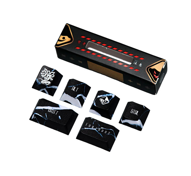Traitors Tartarus 6 Key Cherry Profile Dye Sub PBT Add-on Keycap Set