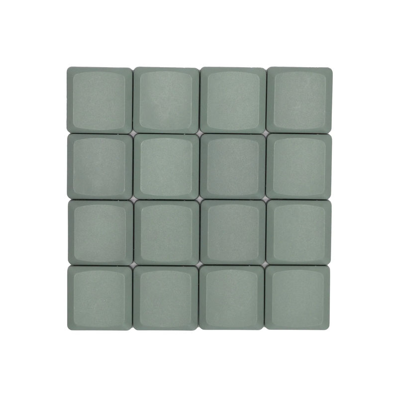 Tai-Hao Forest Green THT Blank 18 Key PBT Low Profile Keycap Set - Stem Type:Choc