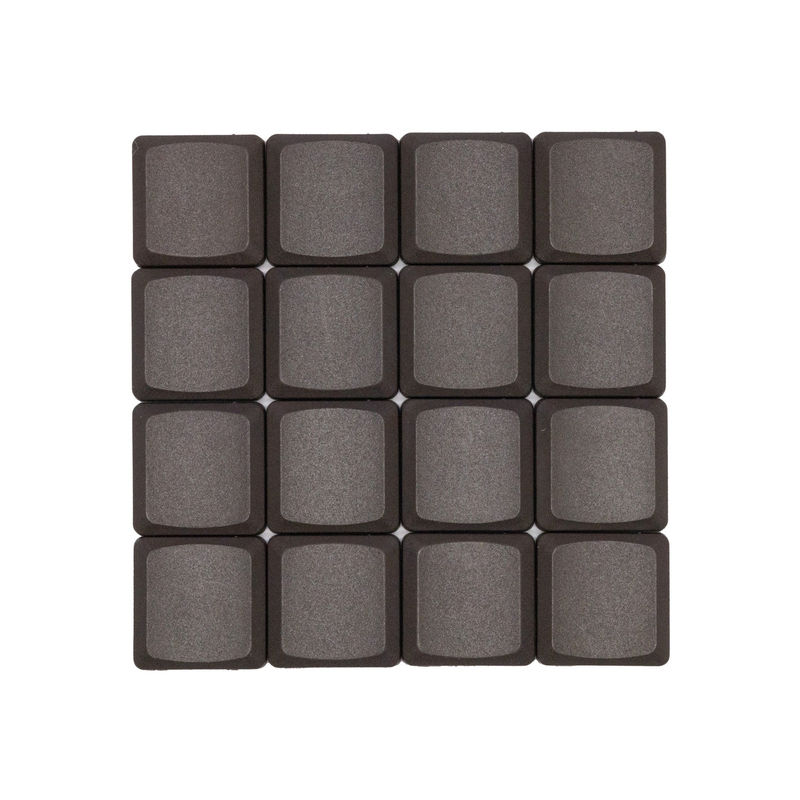 Tai-Hao Deep Mocha THT Blank 18 Key PBT Low Profile Keycap Set - Stem Type:MX