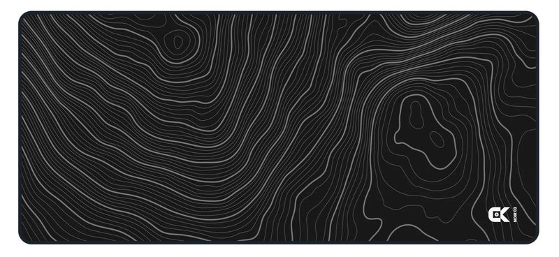 900mats Waves Desk Mat - Mousepad Color:Greyscale