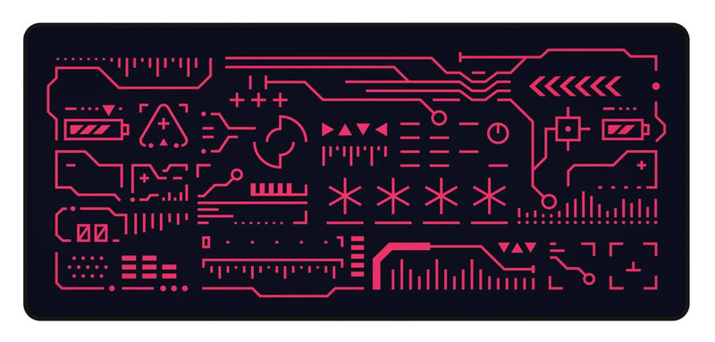 900mats Awaken Desk Mat - Mousepad Color:Pink
