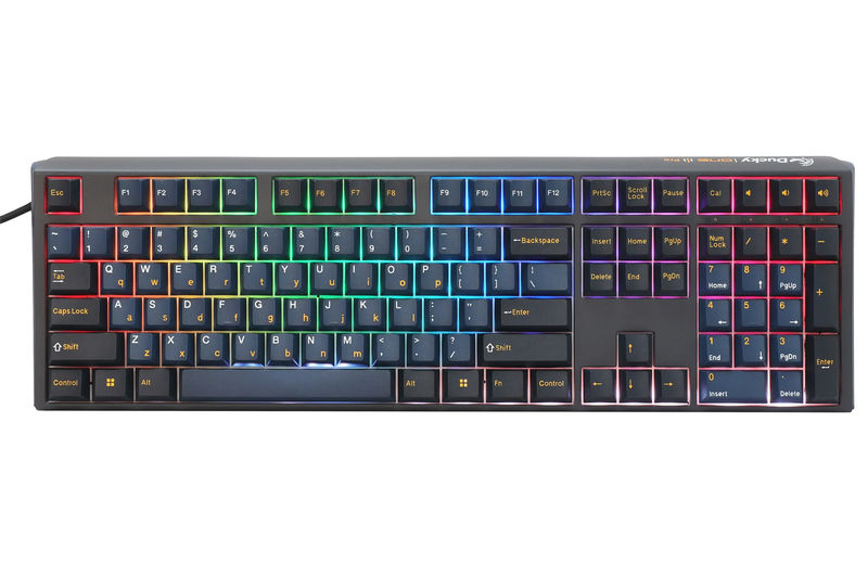 Ducky One 3 Pro Nazca 8K Hotswap RGB Triple Shot PBT Mechanical Keyboard - Switch:Cherry MX2A Blue