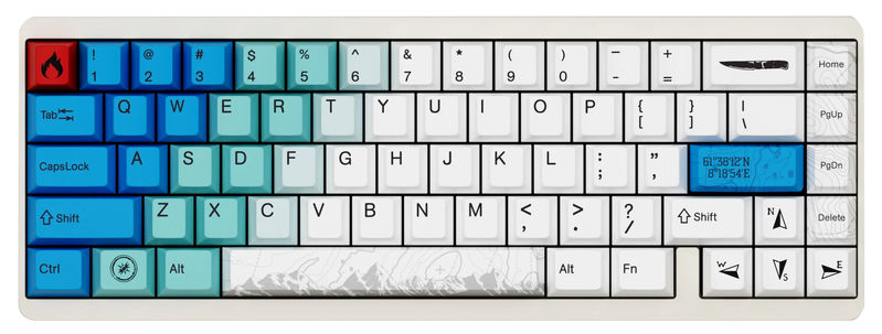 Varmilo Muse65 HE Summit 8K Aluminum 65% RGB Keyboard