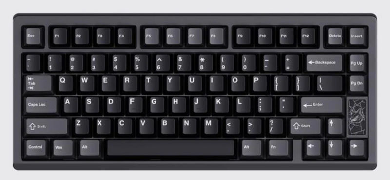 Chilkey Slice75 HE Aluminum 8K Keyboard - Color:Grey